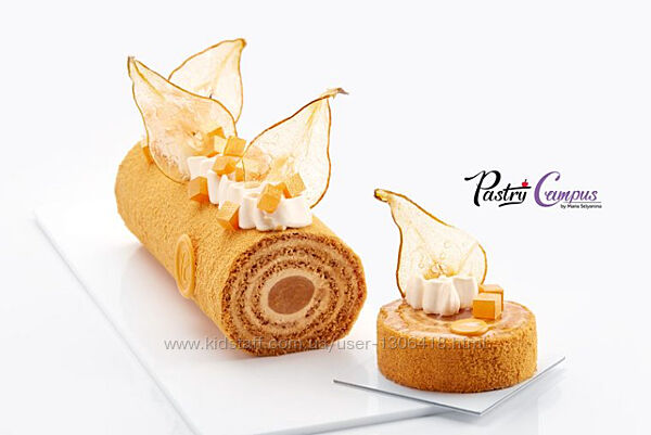 Рулет Медовик с грушами и чаем Мария Селянина