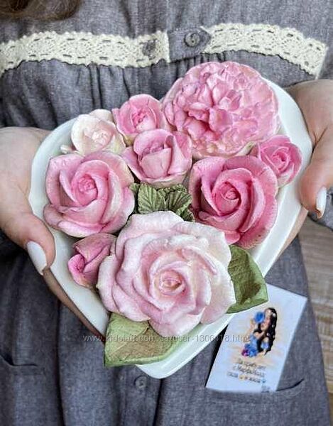 Кремовая флористика цветы из крема Виталия Сейдаметова