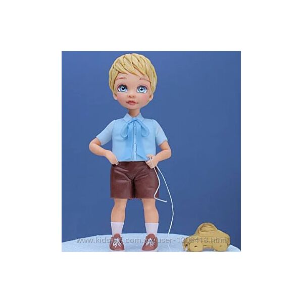 Видеоурок по лепке фигурки из мастики Мальчик с машинкой Диля Кабилова