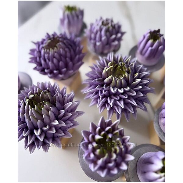 Анна Иванова 7 разных Гортензии из зефира Хризантемы Тюльпаны