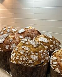 Марафон по приготовлению панеттоне с большими альвеолами Анна Хряпина