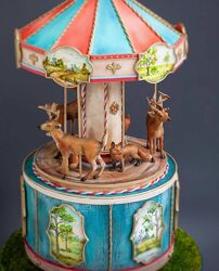 Шоу-торт Винтажная карусель Людмила Гавриленко g. l. cake