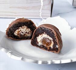 Пирожное Шоколадная картошка с двойной начинкой bunny cake macaron