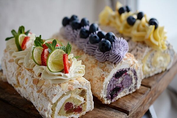 Меренговые рулеты Юлия Залесских