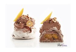 Пирожное Павлова Чёрный и белый лебедь Мария Селянина