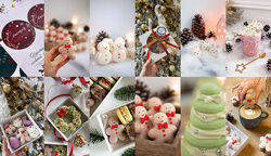 Отсадка новогодних фигурных макарон и начинка макарон Розмарин Сенина