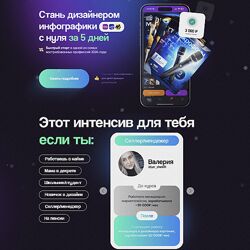 Стань дизайнером инфографики с нуля за 5 дней Роман Одуванов