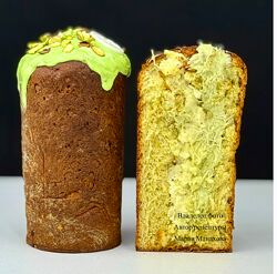 Кулич с начинкой из дубайского шоколада Мария Манахова