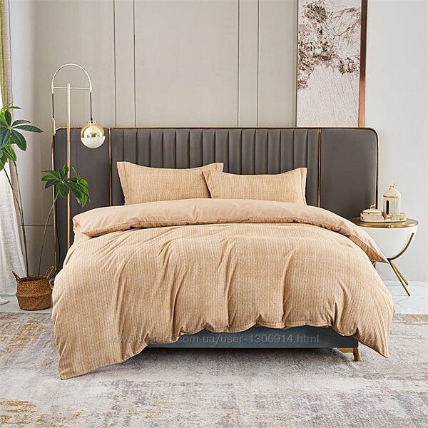 Постільна білизна  фланелька, євро