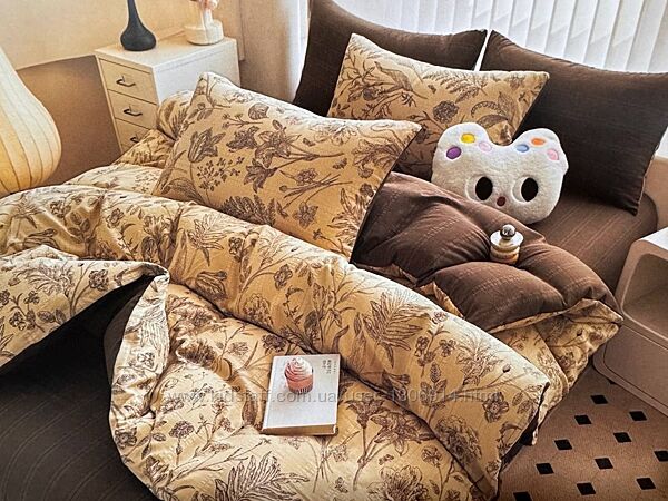 Комплекти постільної білизни з натуральної жатки 