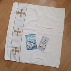 Крыжма, полотенце для крещения подарок конверт и открытка