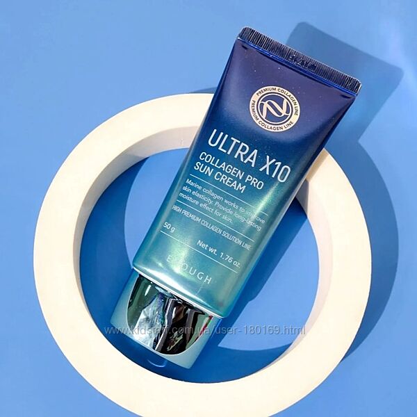 Антивозрастной солнцезащитный крем с коллагеном Enough Ultra X10 Collagen