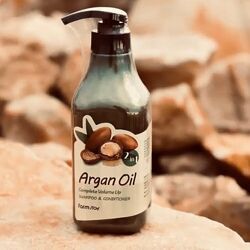 Шампунь-кондиционер с аргановым маслом FarmStay Argan Oil Complete Volume