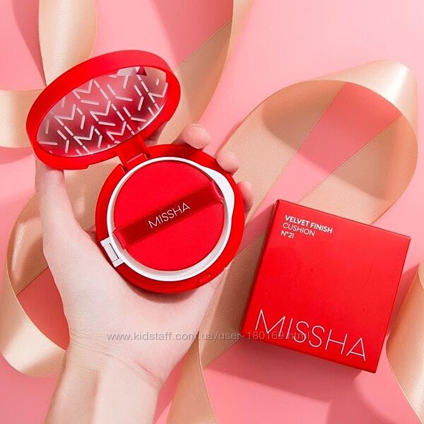 Кушон с матовым финишем MISSHA Velvet Finish Cushion SPF50/PA