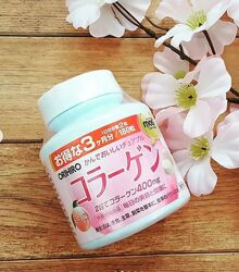 Японський жувальний колаген зі смаком персика ORIHIRO Collagen на 3 місяці