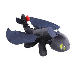 Мягкая плюшевая игрушка Беззубик - Как приручить дракона - черный 23 см