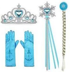 Детский игровой набор Frozen комплект украшений Эльзы - голубой