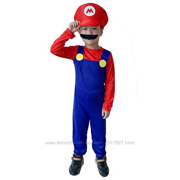 Карнавальный костюм Супер Марио для мальчика 4-6 лет