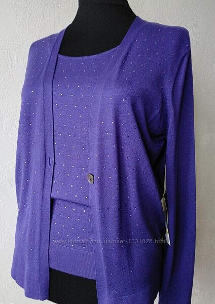 Кардиган и топ Jones New York