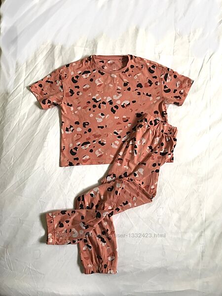 Пижама костюм домашний хлопок 8-10 лет