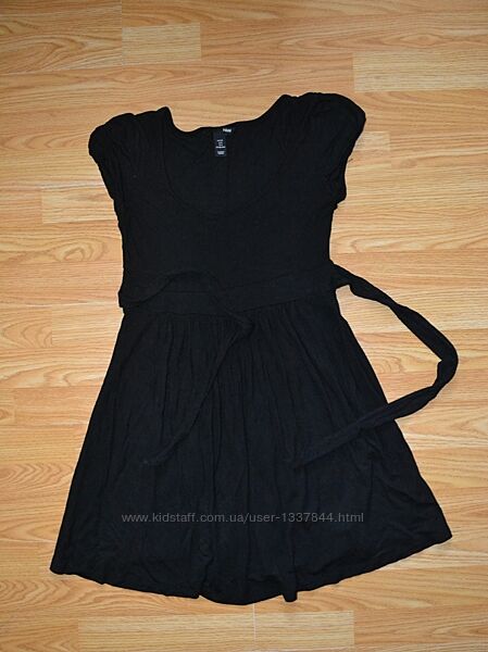 Чорне віскозне плаття H&M