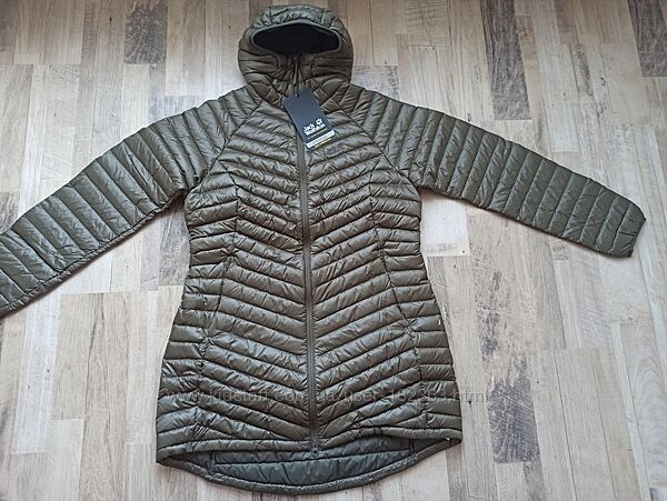 L, 52 оригинал пальто пуховик jack wolfskin