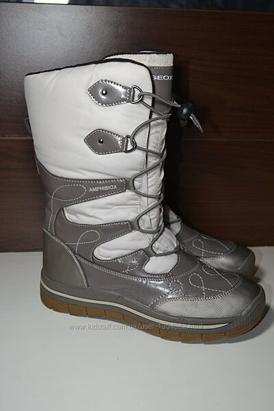 geox 38р сапоги зимние ботинки дутики женские