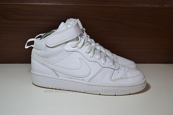 Nike court borough mid 2 кроссовки кожаные 38р оригинал