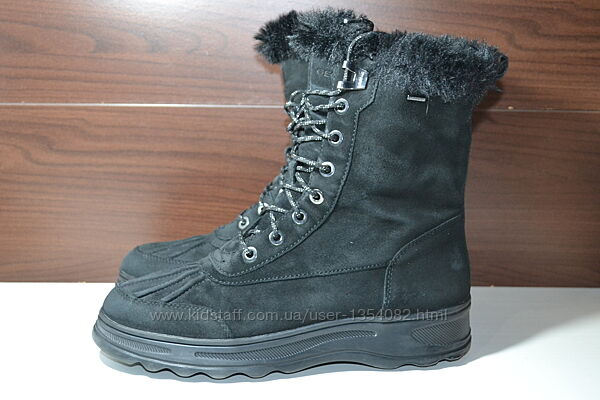 geox 40 зимние кожаные сапоги оригинал термо снегоходы ботинки