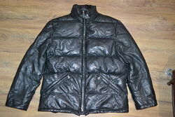 Bogner xl-xxl 52 кожаный пуховик оригинал зимняя куртка