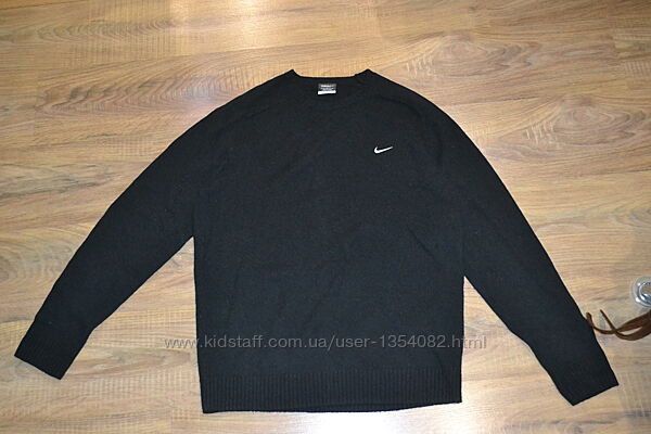Nike golf L кофта спортивная из овечьей шерсти свитер оригинал