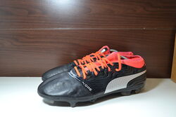 puma one 18.1 бутсы 45р оригинал копочки бампы шиповки кожаные