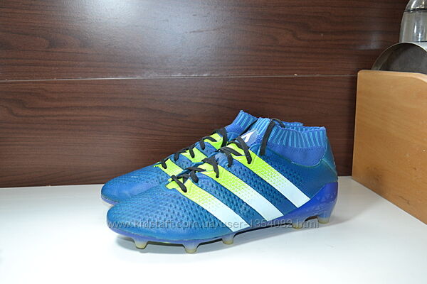 adidas ace 16.1 primeknit fg/ag 43 1/3р бутсы шиповки бампы оригинал