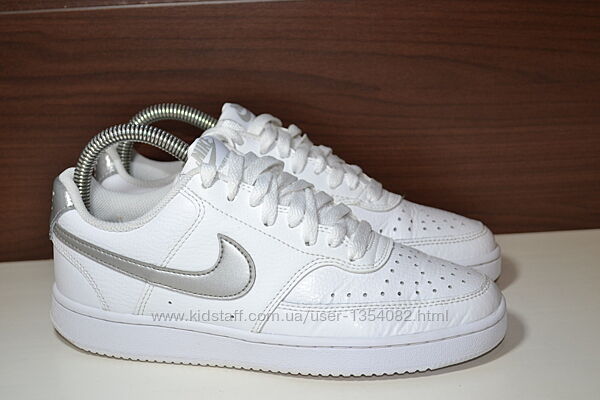 nike court vision 37.5р кроссовки кеды сникерсы кожаные оригинал
