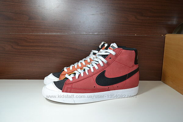 nike blazer mid 77 кроссовки 42р оригинал кожаные сникерсы хайтопы