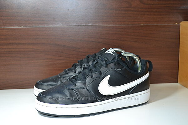 nike court borough low 2 gs 38.5р кроссовки кеды сникерсы кожаные