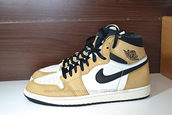nike air jordan 1 retro 45р кроссовки хайтопы оригинал кожаные