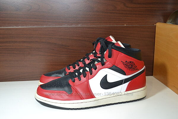 air jordan mid chicago toe 42.5р кроссовки хайтопы сникерсы оригинал