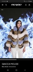 flo & clo 44р M- L шуба женская оригинал полушубок made in italy