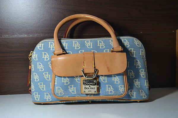 dooney & bourke сумка оригинал монограмм винтаж ретро