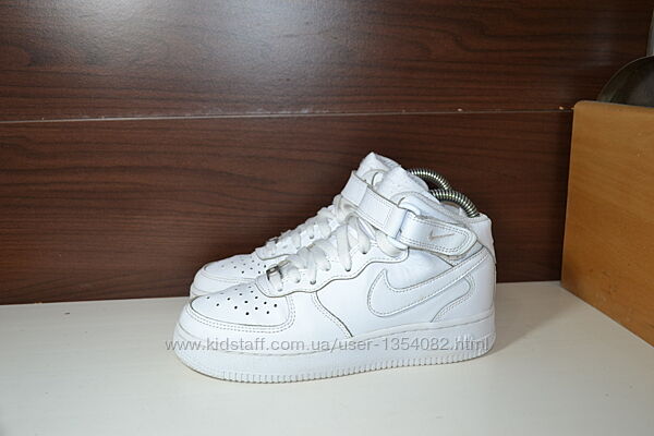 nike air force 1 mid le 36р кроссовки кожаные хайтопы оригинал сникерсы