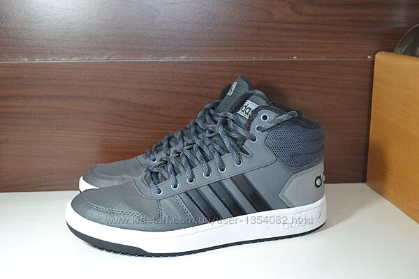 adidas hoops 2.0 mid 42р кроссовки зимние ботинки оригинал