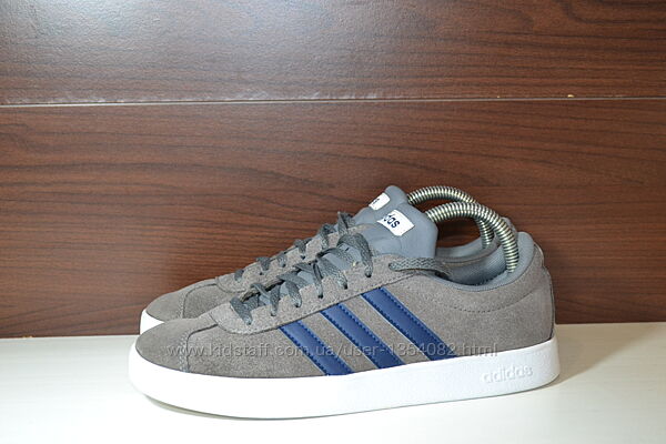 adidas vl court 2.0 кроссовки 40.5р кеды кожаные сникерсы оригинал
