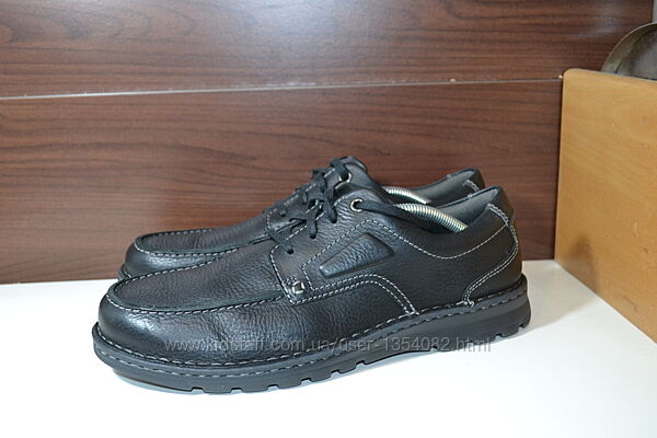 clarks 45-46р мокасины туфли кожаные оригинал полуботинки 