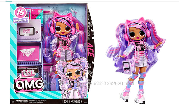 LOL Surprise OMG Ace Fashion Doll Ролер Ейс з аксесуарами
