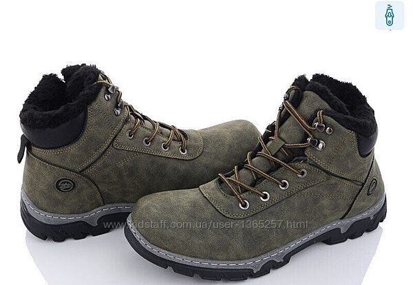 Ботинки зимние мужские Baolikang MX2302-g 40-45р код 10117