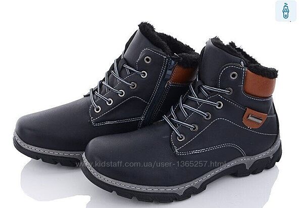 Ботинки зимние мужские Baolikang MX2302-n 40-45р код 10118