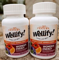 Wellify енергетичні мультивітаміни та мультімінерали для жінок, 65 таблето
