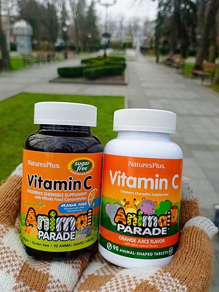 Animal Parade, вітамінC, з натуральним смаком апельсинового соку