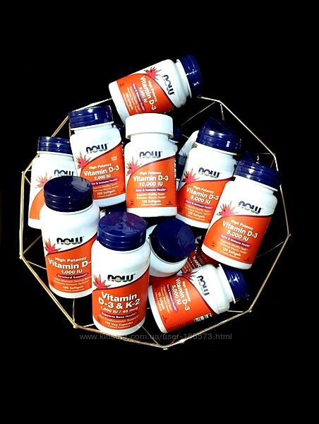 високоефективний вітамін D3, Д3 від Now foods 